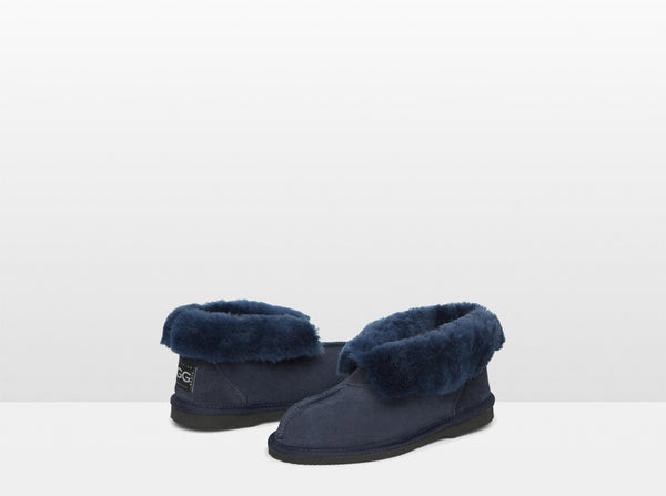 Navy on sale ugg slippers