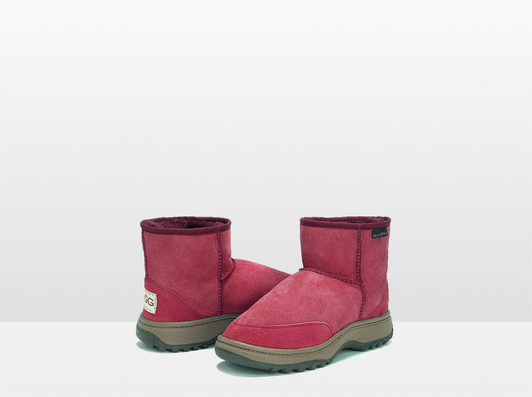 Burgundy best sale ugg boots